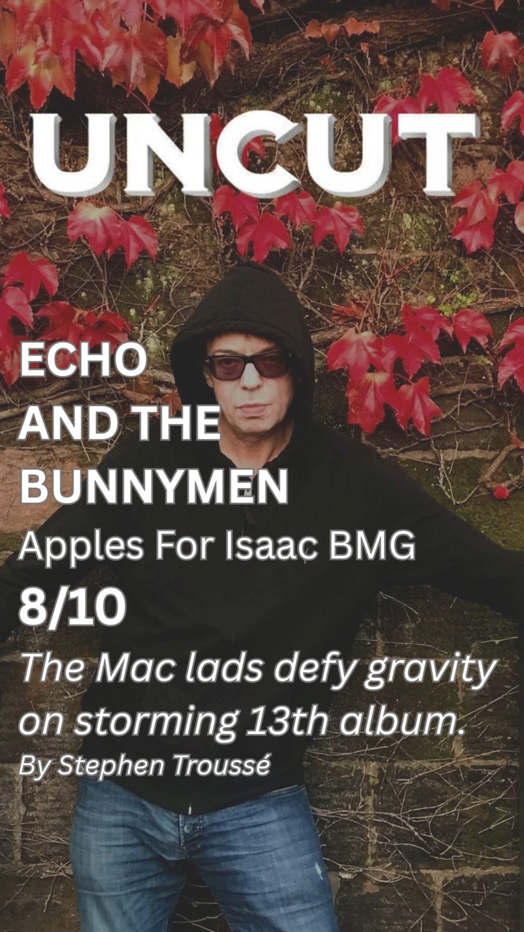 Uncut Magazine 8/10. On news stands now 🐰🍎