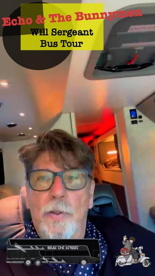Echo & The Bunnymen legend Lord Will Sergeant takes you behind the scenes on the tour bus in San Francisco. 🐰🚌
From life on the road to the little details, Lord Sergeant gives an exclusive look inside the North American tour bus.