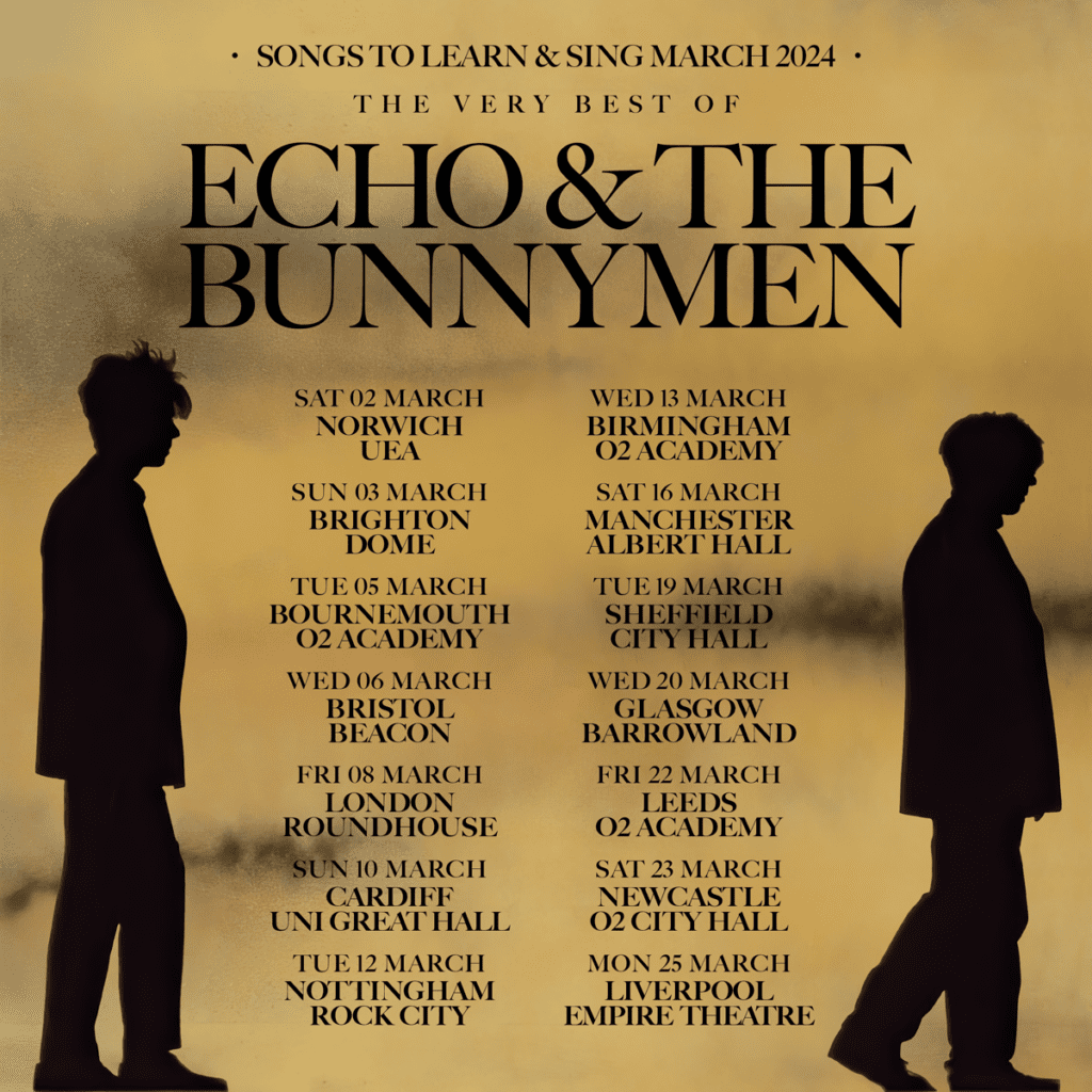 Echo & The Bunnymen 2024 UK Tour Dates