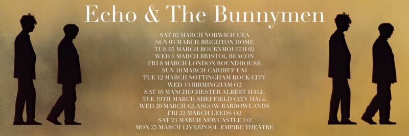 Echo & The Bunnymen 2024 UK Tour Dates