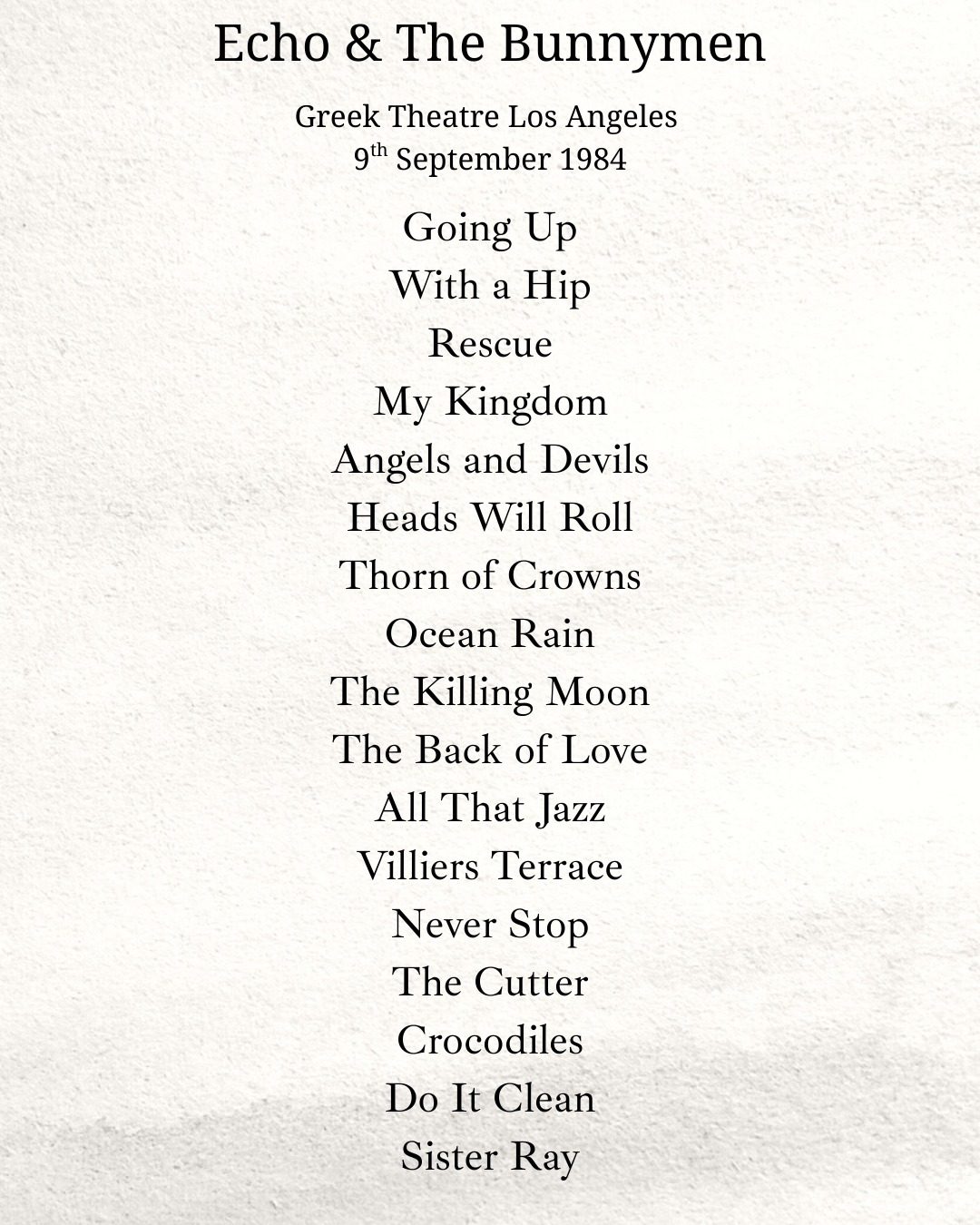 2026. The return. 🐰
Tickets are on sale now — have you secured yours yet?
Don’t wait… this one’s going to sell fast.
🎟️ https://www.bunnymen.com/tour/