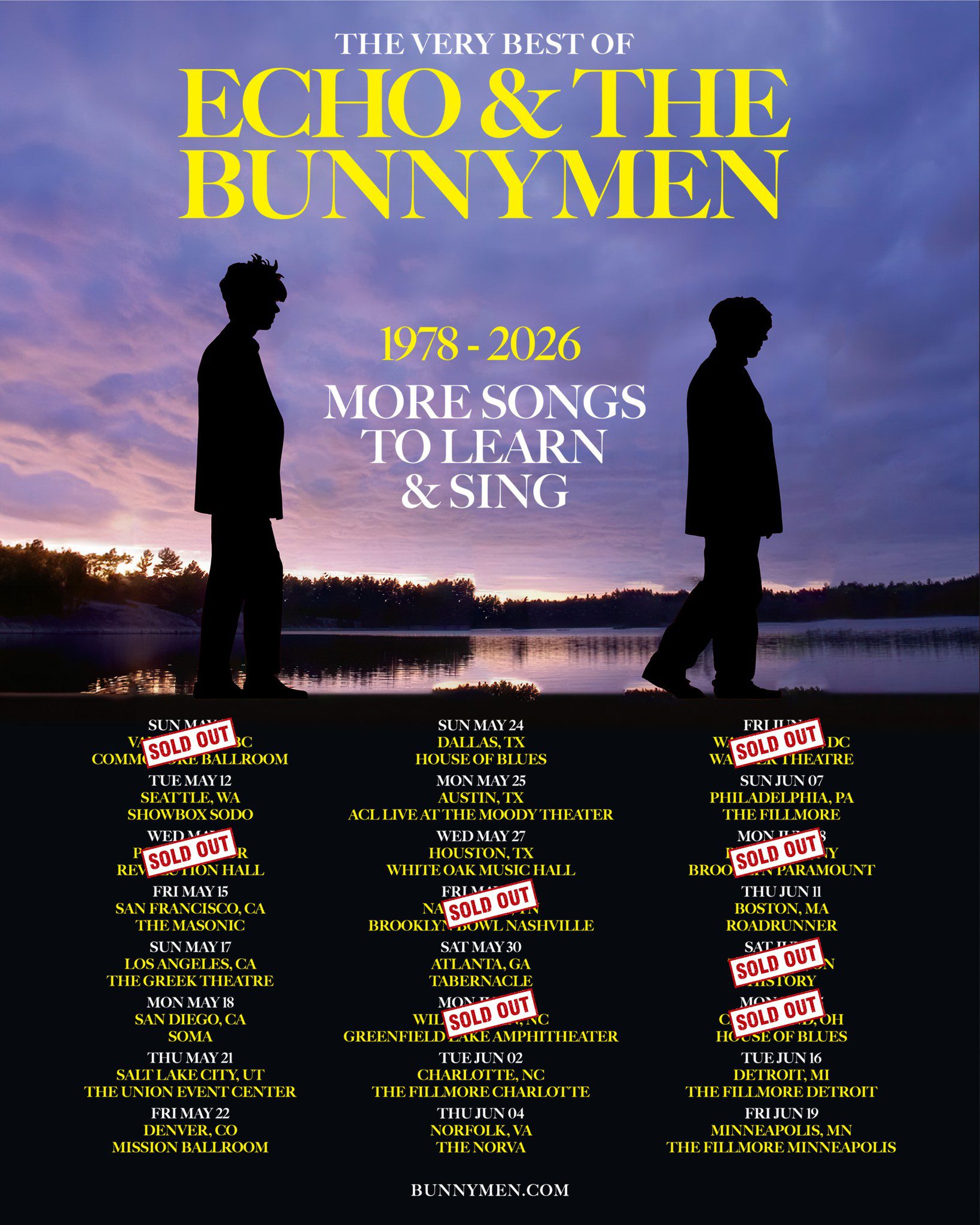 SELLING OUT FAST 🇺🇸🇨🇦
Our 2026 North American Tour is filling up quickly.
Don’t miss out.
🎟️ Link in bio.