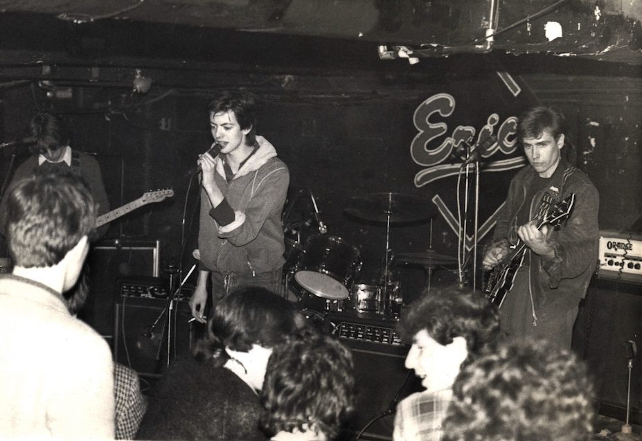 Echo & The Bunnymen playing live in Erics Liverpool 1979