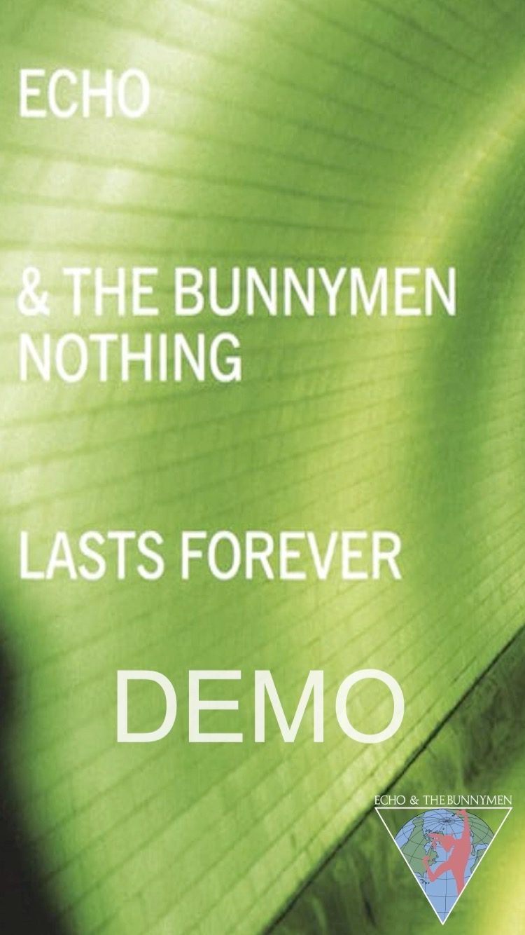 As we celebrate the anniversary of the release of 'Nothing Lasts Forever', enjoy this demo version of the track, you get a real feel for the rawness in the studio.