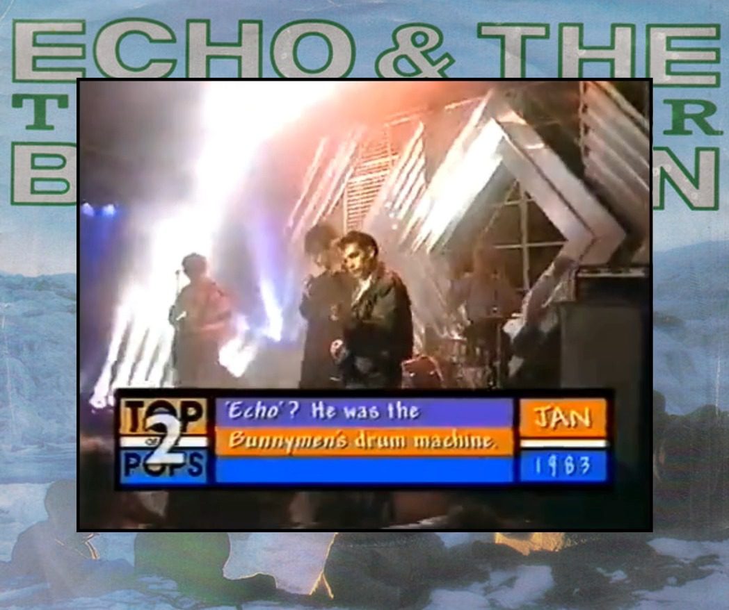 ⚠️ WARNING: Semi- Ian McCulloch Knackedness ⚠️
Top Of The Pops was a weekly UK institution — running through the charts and featuring a selection of bands (often lip-syncing).
For Bunnymen fans, this was a massive moment.