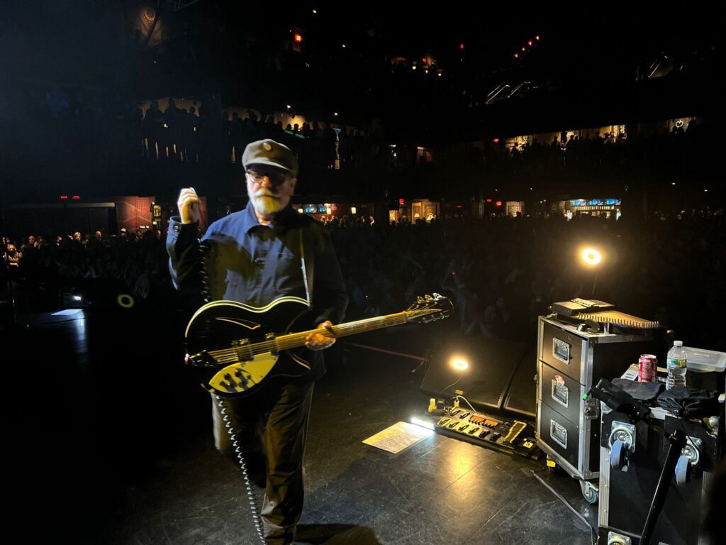 Will Sergeant on stage