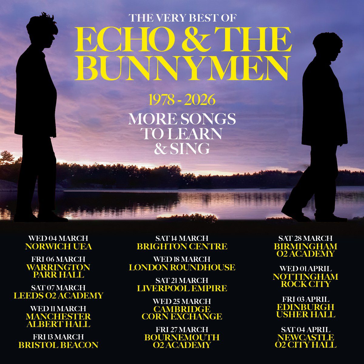 Don’t forget to set those alarms! Tickets for our UK tour go on sale tomorrow at 9am LINK IN BIO