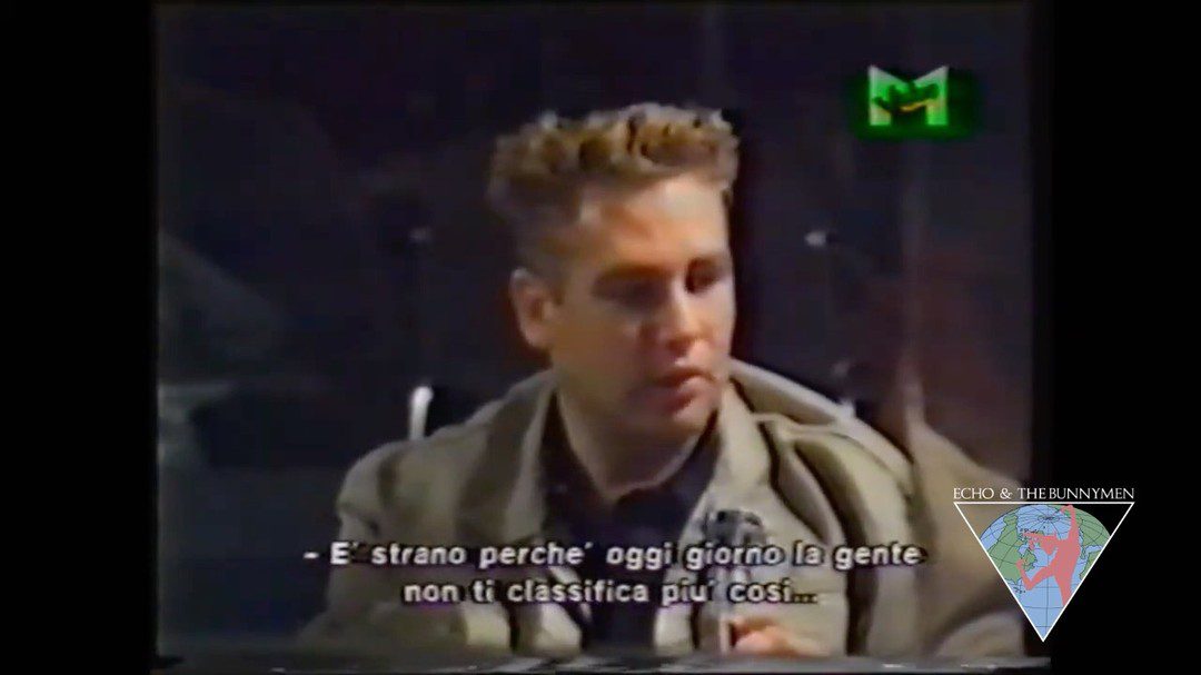 Flashback: Italian MTV, 1987 🇮🇹 Ian & Les in the hot seat… “How would you classify T’Pau?” 😂
