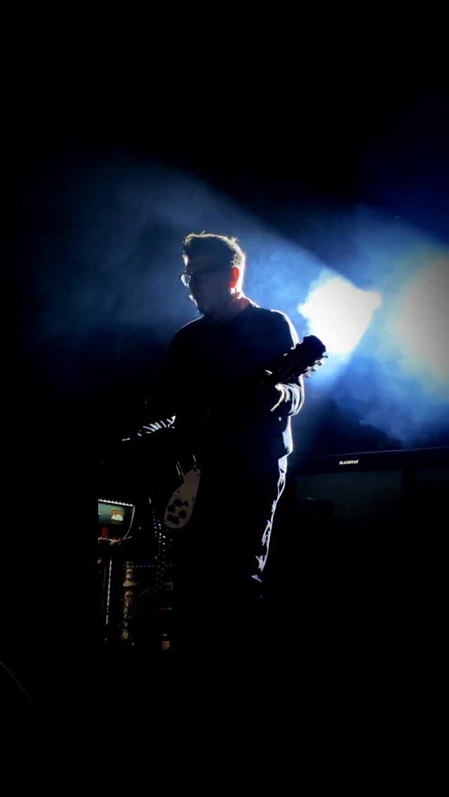 Will Sergeant during soundcheck today in Warrington.