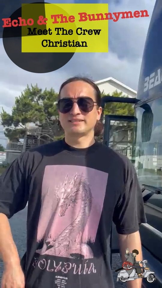 Will Sergeant continues his mission to shine a spotlight on the people who keep the tour rolling. This time, meet Christian, our tour bus driver, who safely gets the band & crew from city to city night after night. 🚌
A true road warrior and an essential part of the team.
And yes... keep an eye out for those catfish whiskers! 😆 🐟 🐰